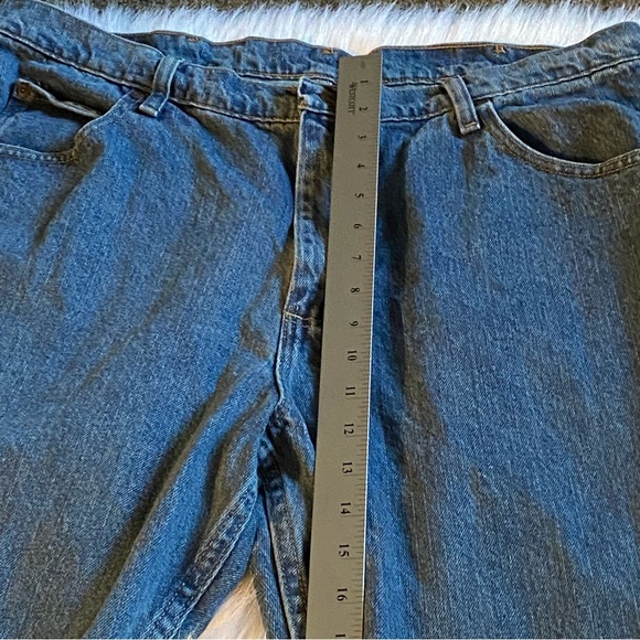 Wrangler Jean Mens Size 38 X 34 Blue Pockets Denim - Picture 7 of 8